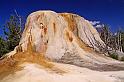 055 yellowstone, mammoth hot springs, upper terraces, orange spring mound